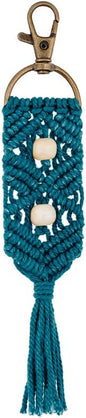 Handcrafted Macrame Boho Keychains - Elegant Bag Tassels Accessory