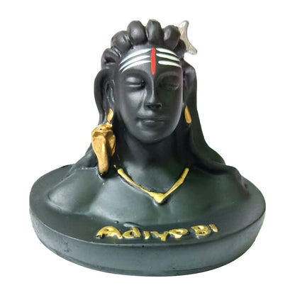 Adiyogi Shiva Statue For Car Dashboard, Pooja, Gift - Resin Idol