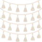 Boho Macrame Tassel Garland | Home & Party Decor (4 Pieces)