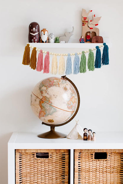 Cotton Tassel Garland for Nursery Decor