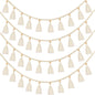 Boho Macrame Tassel Garland | Home & Party Decor (4 Pieces)