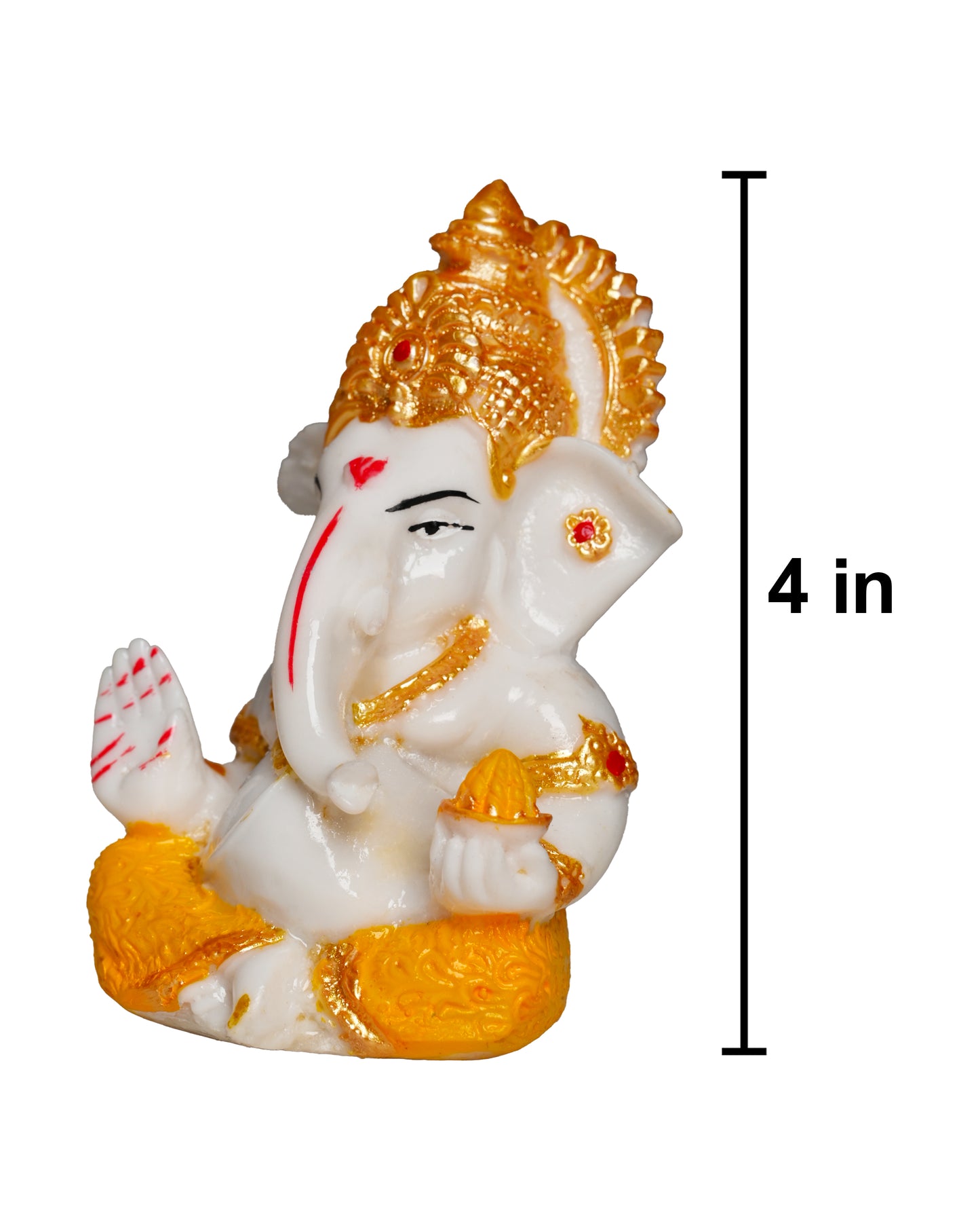 Lord Ganesha Idol for Gifting home decor Car dashboard